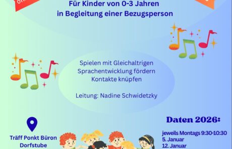 Flyer Spielen und Singen