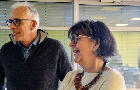 die neuen Vorstandsmitglieder Ingbert Kaczmarczyk und Bea Juchli