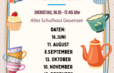 Kaffee und Deutsch Geuensee Juni-Dezember